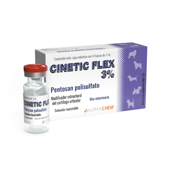 Cinetic Flex 3% Alphachem Box with 4 bottles of 1 ml