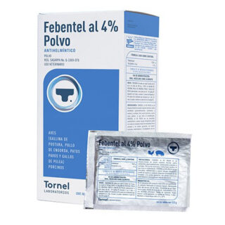 Febentel 4% Tornel 12.5 g packs